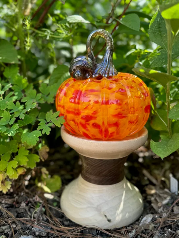 Make Your Own Glass Pumpkin & Turned Pedestal - LA&BCW Collaboration