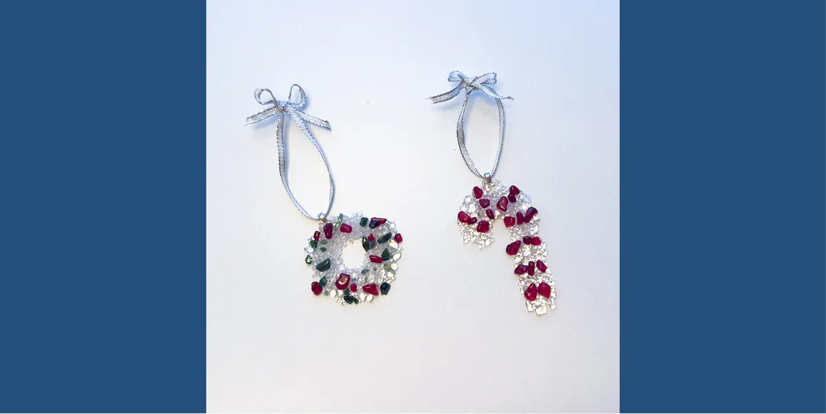 Make Two Sparkling Frit Ornaments (Kid Friendly!)