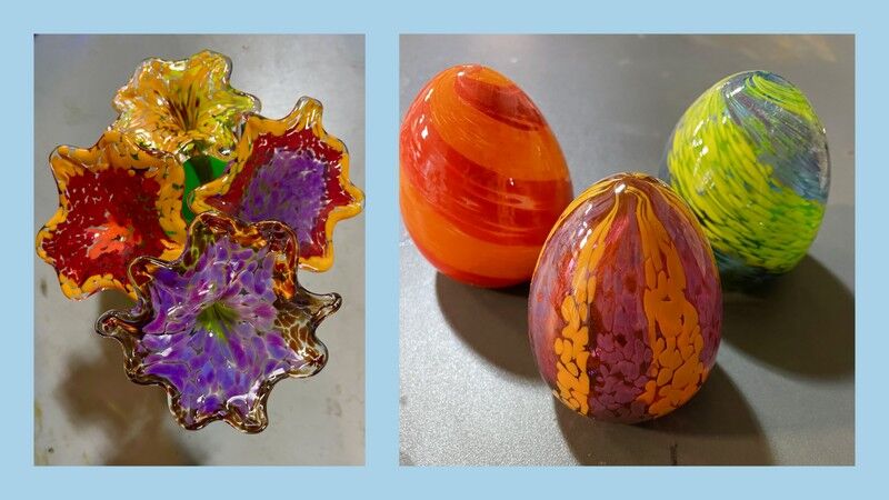Make Your Own Glass Easter Egg and Flower