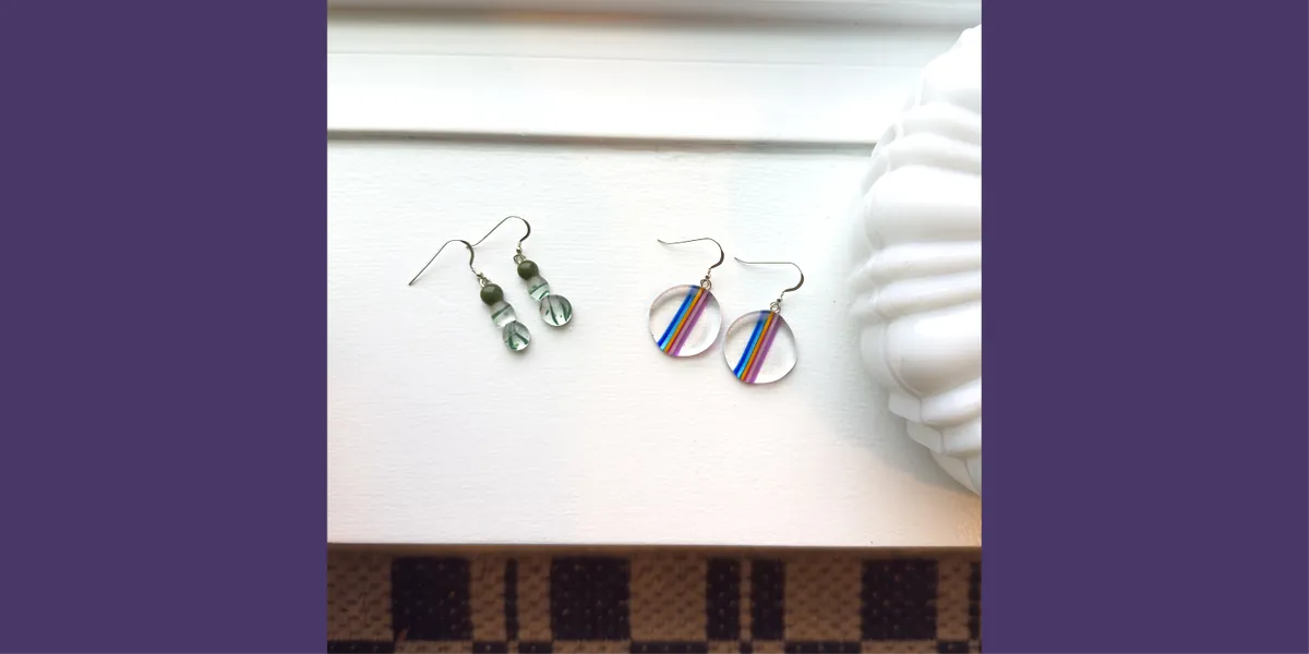 Make Your Own Fused Glass Earrings – Glass Art Class in Durham, NC