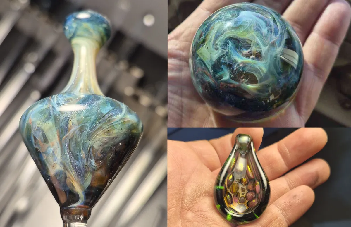 Make Your Own Glass Heart-Themed Pendant, Paperweight, or Marble - Flameworking Studio