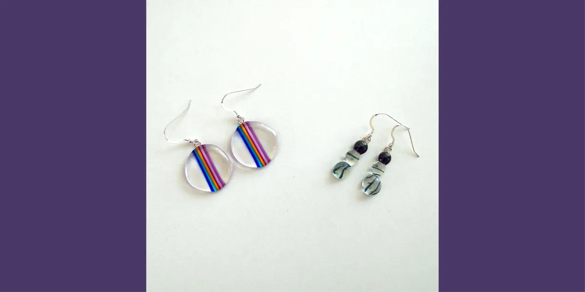 Make Your Own Fused Glass Earrings – Glass Art Class in Durham, NC