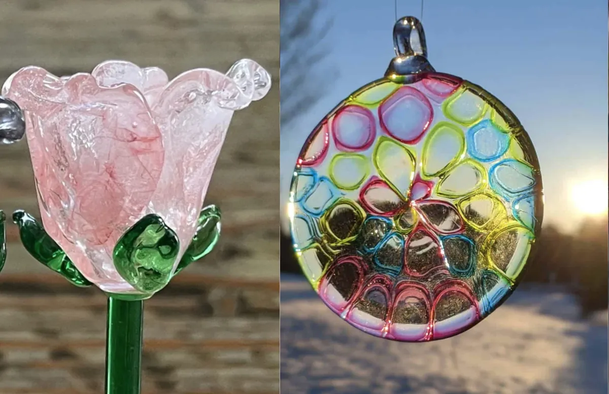 Glass Flameworking - Seasonal Series - Flowers and Suncatchers