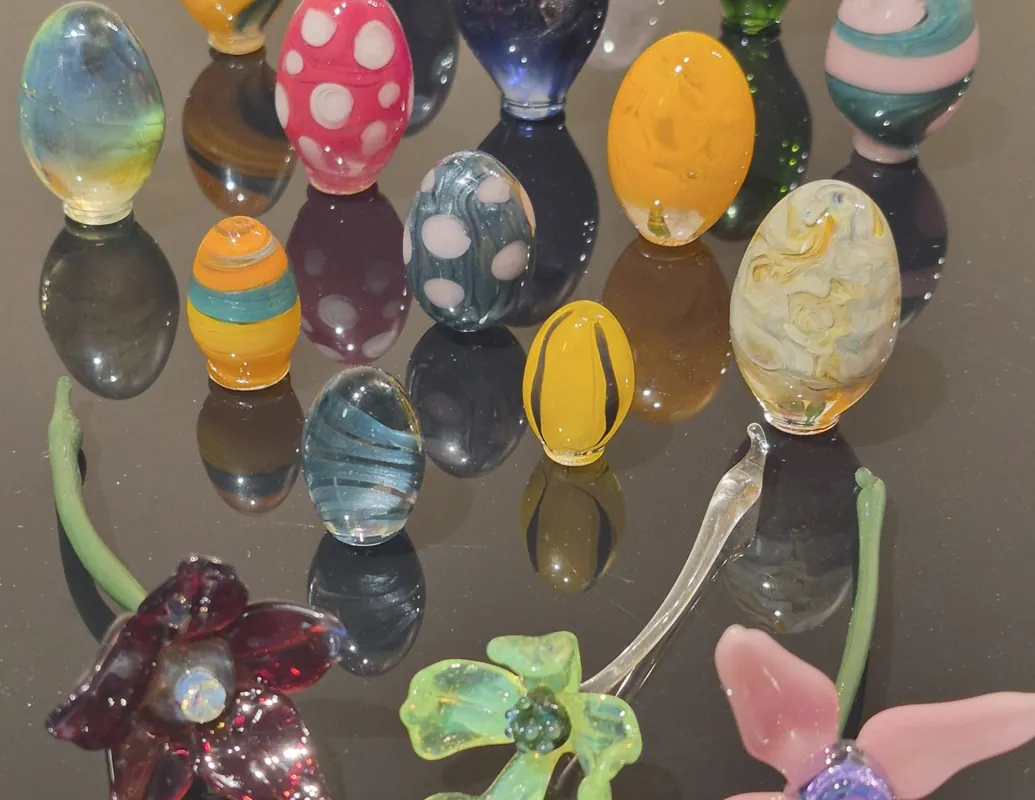 Glass Flameworking - Make Your Own Flower, Egg, Paperweight, Pendant, or Marble