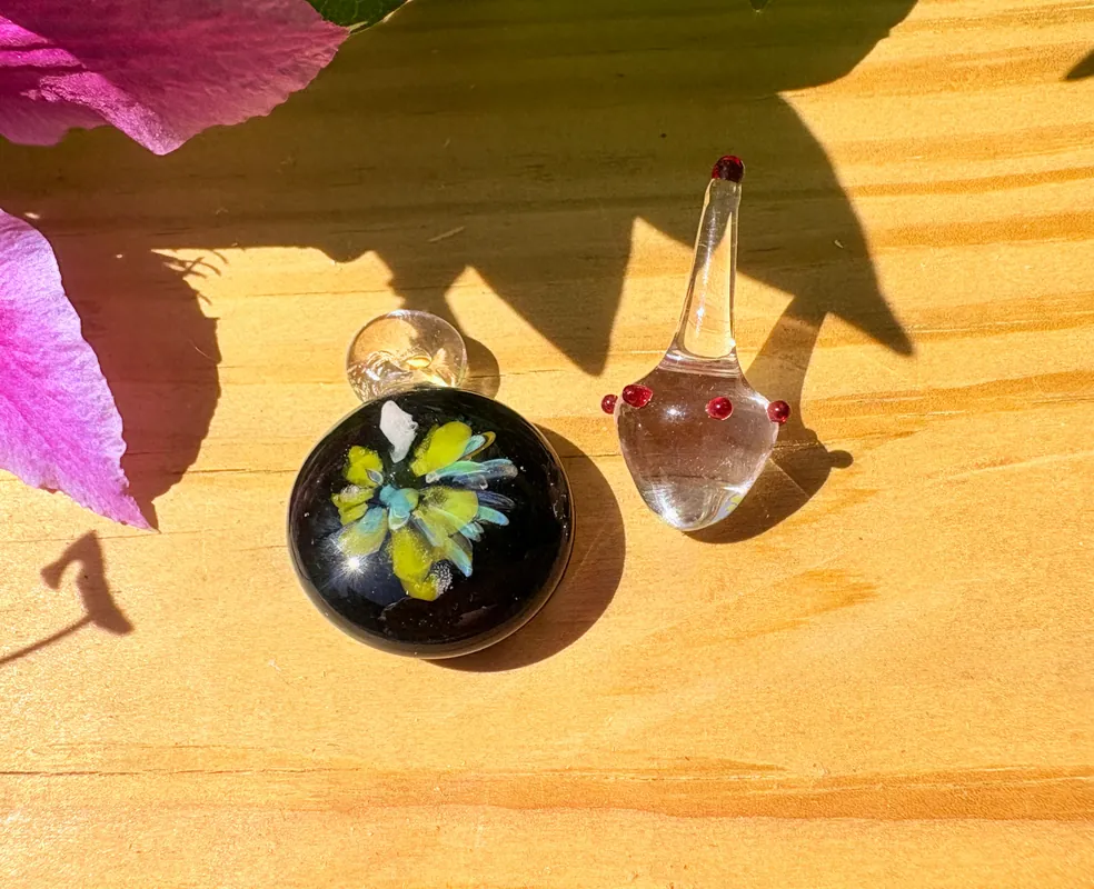 Flameworking: Glass Spinning Tops and Pendants