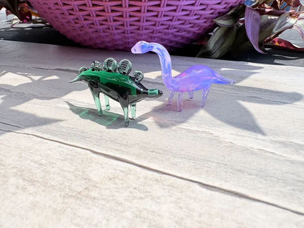 Flameworking: Make Your Own Glass Stegosaurus and Brontosaurus