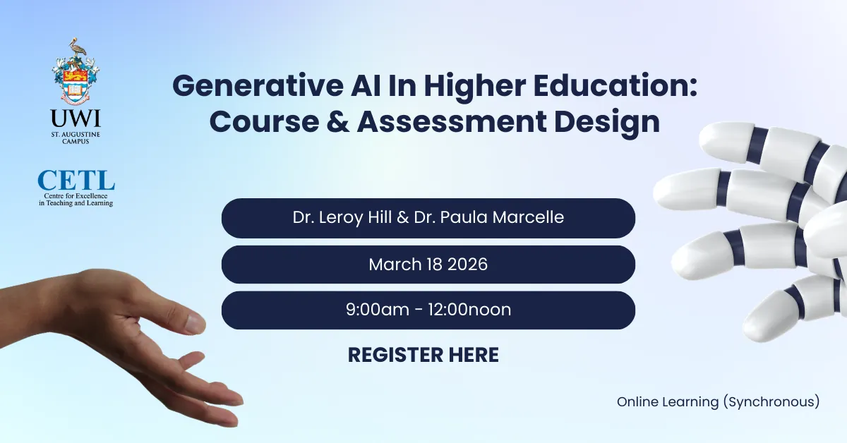 TEACHING & LEARNING WEEK: Generative AI In Higher Education: Course & Assessment Design