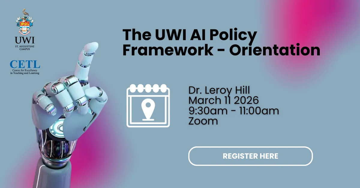 The UWI AI Policy Framework - Orientation