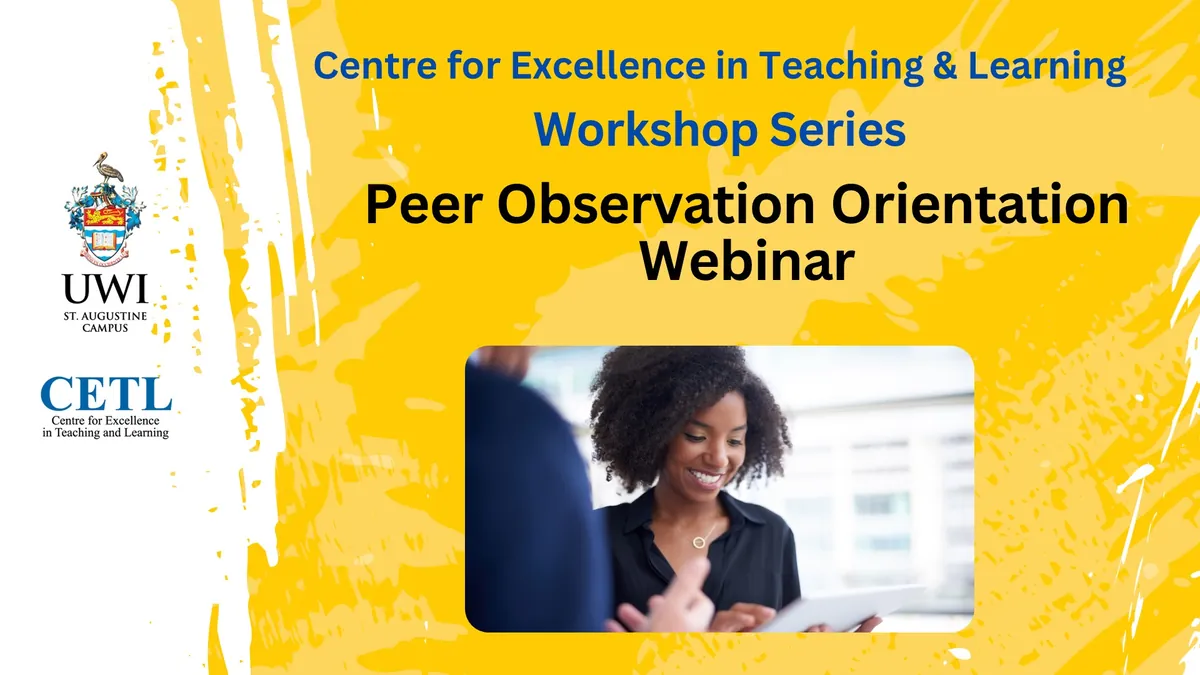 Peer Observation Orientation Webinar (2026)