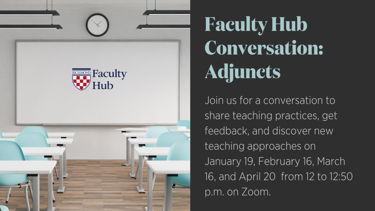 Faculty Hub Conversation: Adjuncts