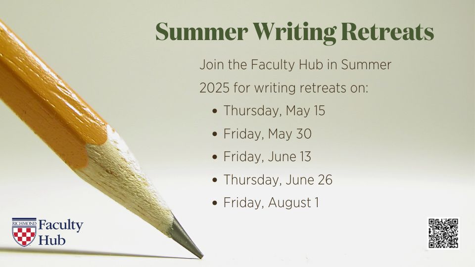 Faculty Hub Writing Retreat