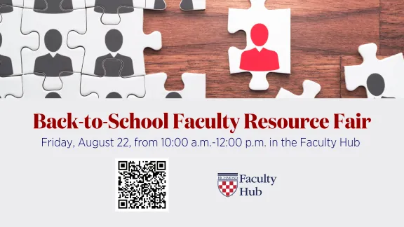 Back-to-School Faculty Resource Fair