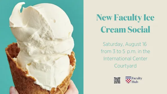 New Faculty Ice Cream Social