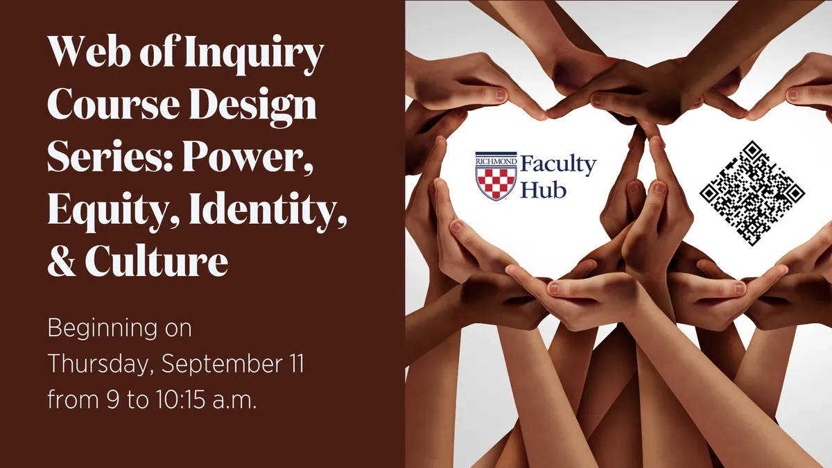 Web of Inquiry Course Design Series: Power, Equity, Identity, & Culture