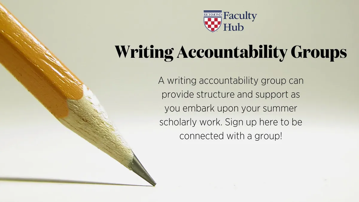 Writing Accountability Groups Fall 2025