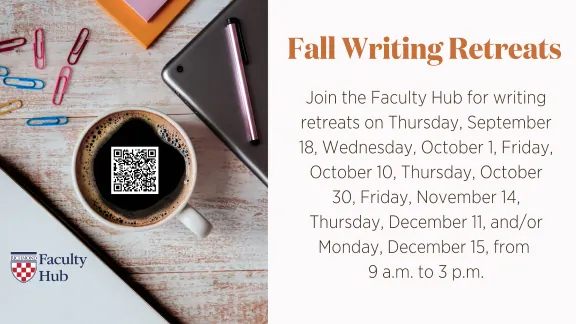Faculty Hub Writing Retreat