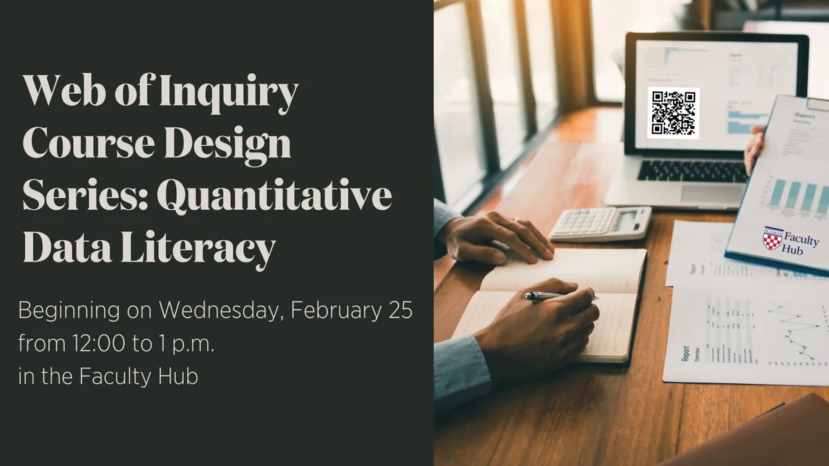 Web of Inquiry Course Design Series: Quantitative Data Literacy