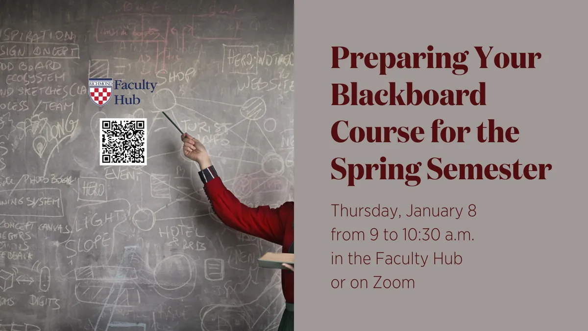Preparing Your Blackboard Course for the Spring Semester