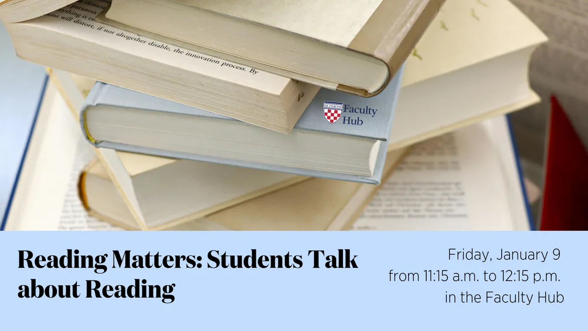 Reading Matters: Students Talk about Reading