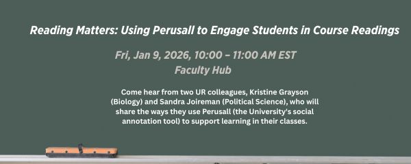 Reading Matters: Using Perusall to Engage Students in Course Readings