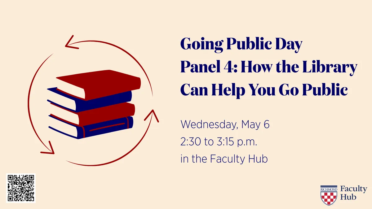 Going Public Day - Panel 4: How the Library Can Help You Go Public