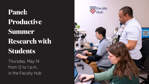 Panel: Productive Summer Research with Students