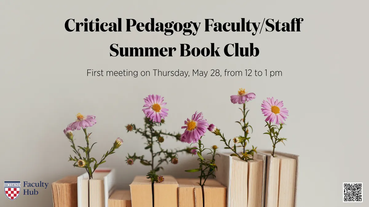 Critical Pedagogy Faculty/Staff Summer Book Club