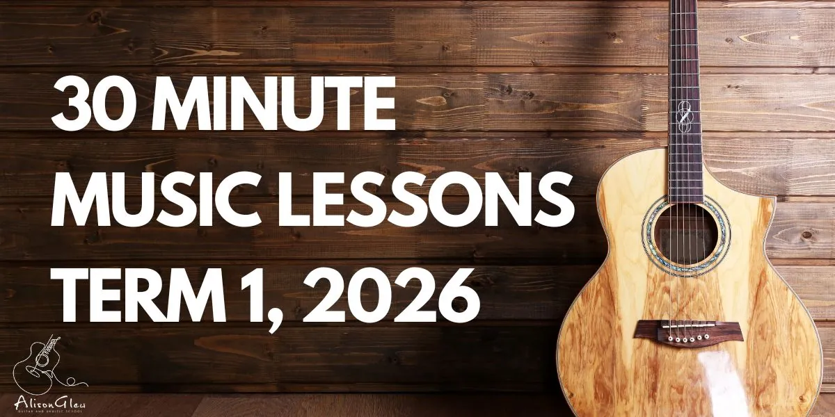 Term 1, 2026 (30min) Weekly Music Lessons