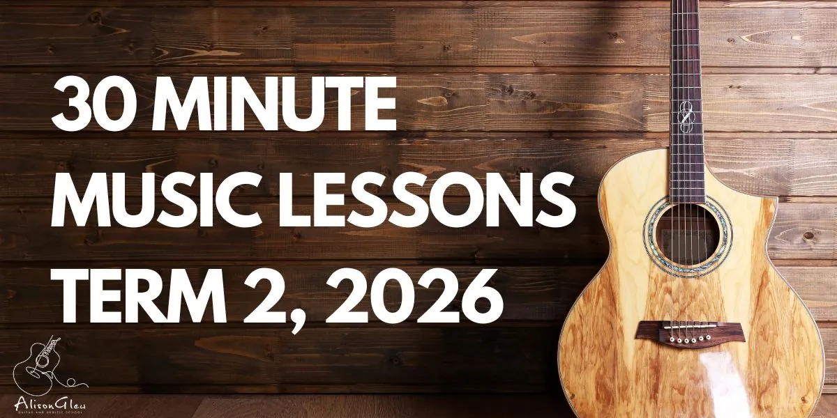 Term 2, 2026 (30min) Weekly Music Lessons