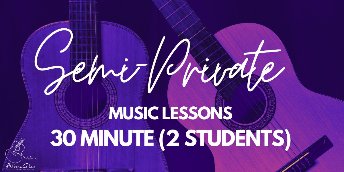 Term 4, 2026 (Semi-Private) 30 Minute Weekly Music Lessons (2 Students)