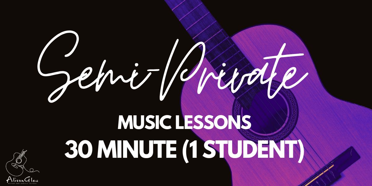 Term 4, 2026 (Semi-Private) 30 Minute Weekly Music Lessons (Single Student Enrolment)