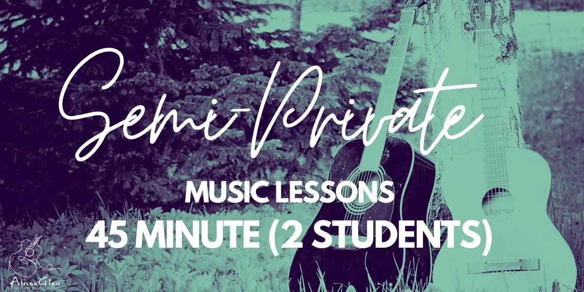 Term 4, 2026 (Semi-Private) 45 Minute Weekly Music Lessons (2 Students)