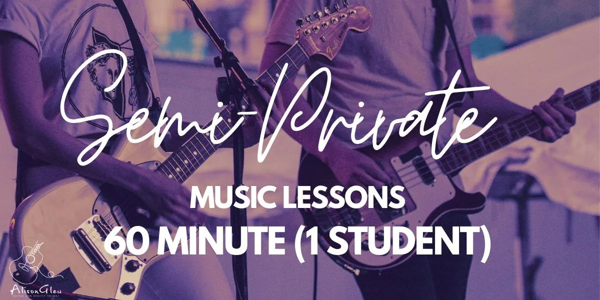 Term 4, 2026 (Semi-Private) 60 Minute Weekly Music Lessons (Single Student Enrolment)