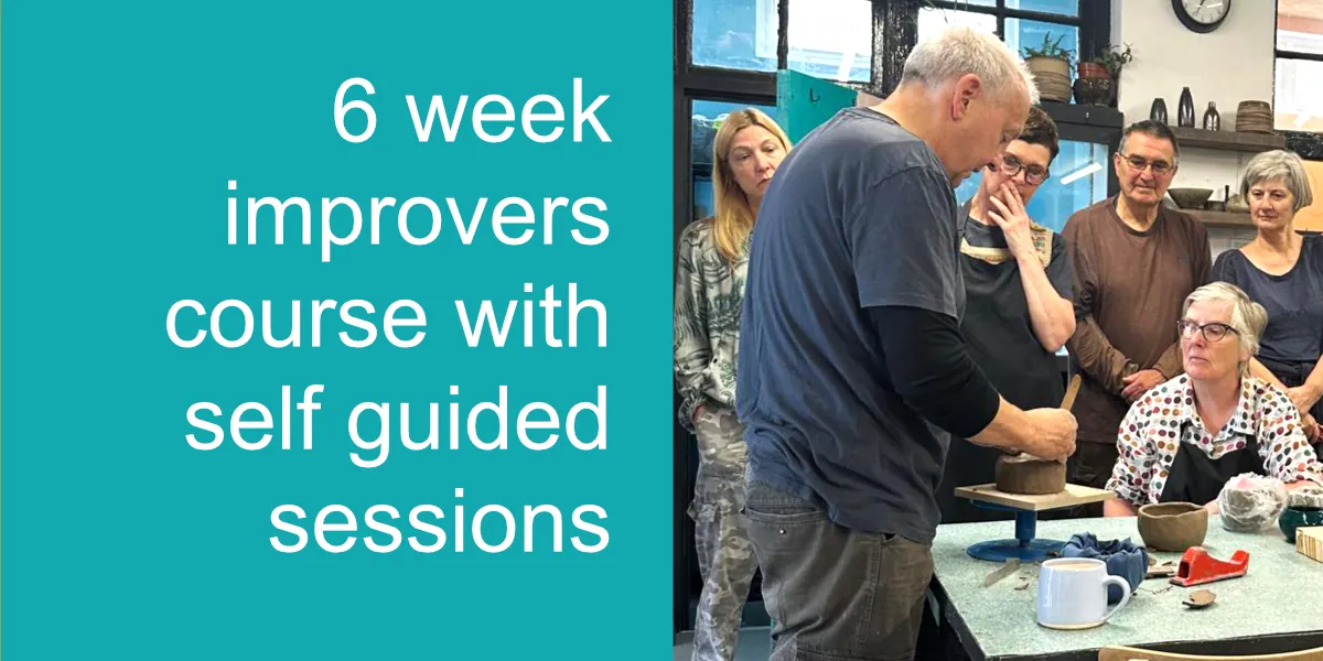 Improvers pottery & ceramics course with self guided sessions - (6 weeks)