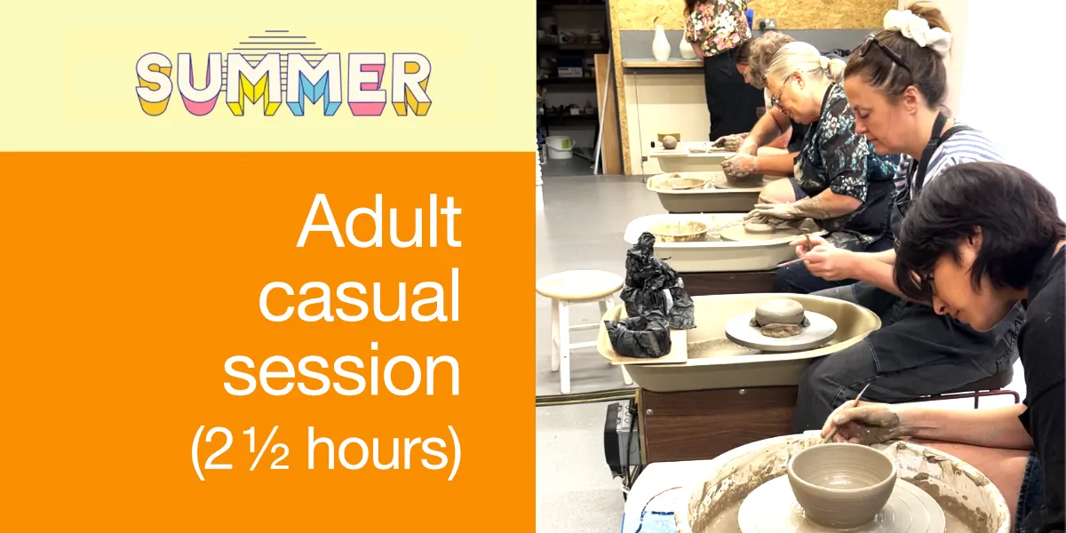 Tuesday morning adult casual session - (2½ hrs)
