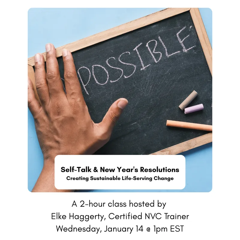 Self-Talk and New Year's Resolutions