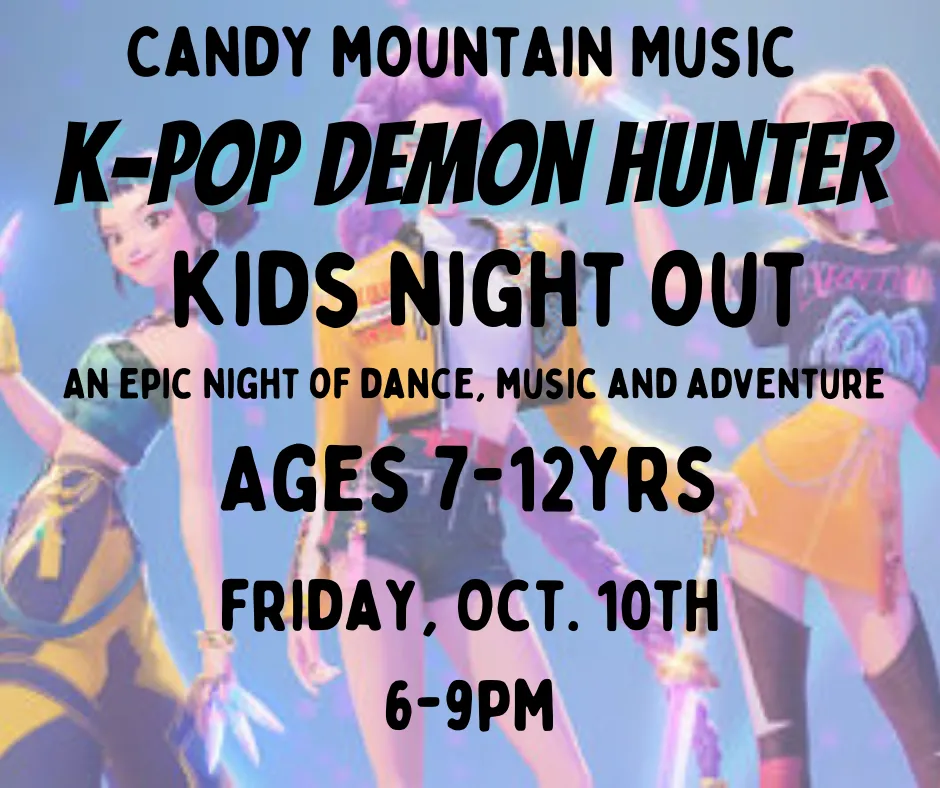 Kids Night Out ‘’K-POP DEMON HUNTERS’  (Drop off Ages 7-12yrs)