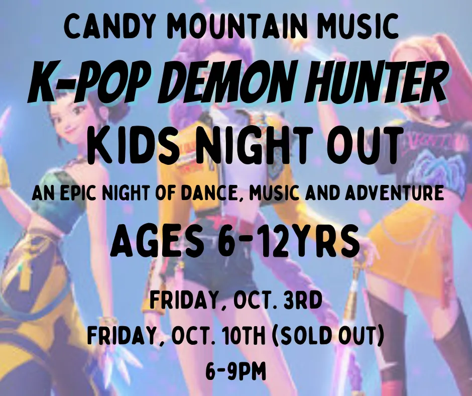 Kids Night Out ‘’K-POP DEMON HUNTERS’  (Drop off Ages 6-12yrs)