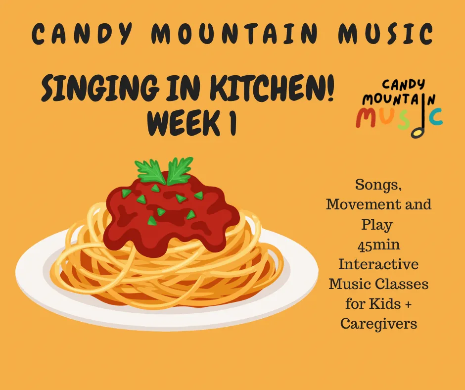 (Ages 1-3y) KITCHEN: WEEK 1! FRI 9:30am