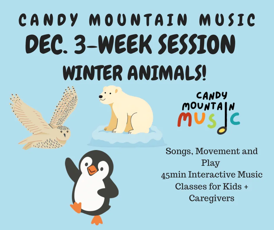 (1-3yrs) THURS 9:30am DEC 3-WEEK SESSION