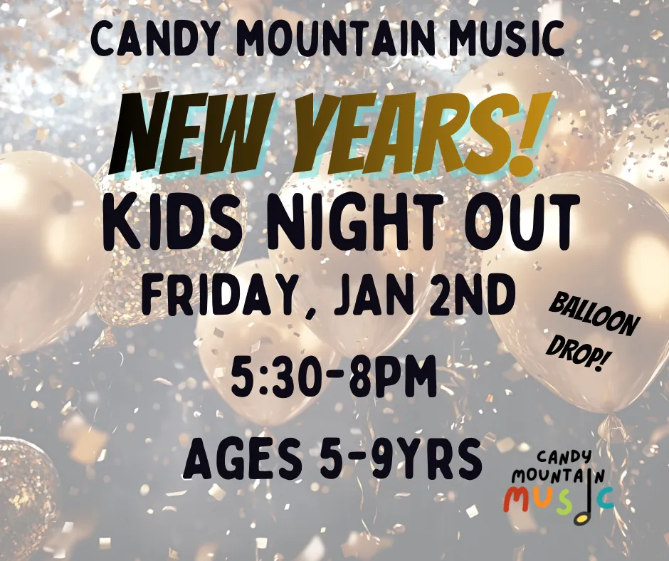 Kids Night Out ‘’NEW YEARS’  (Drop off Ages 5-9yrs)