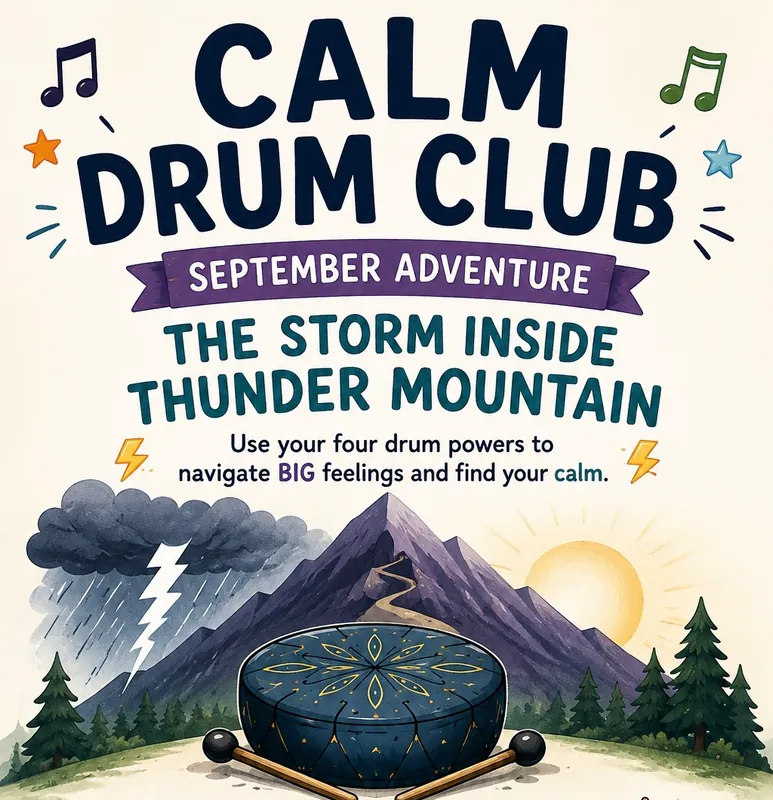 Calm Drum Club: September  (Ages 5-9yrs)