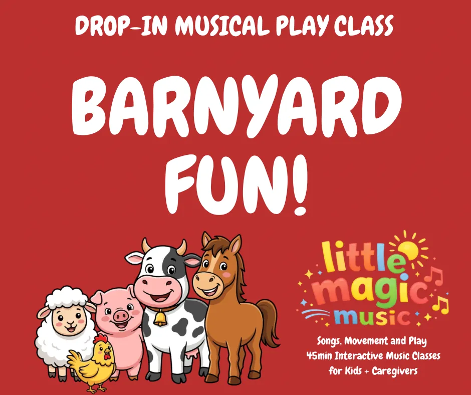 MON 6pm TODDLER (Ages 1-3yrs) Musical Play Class