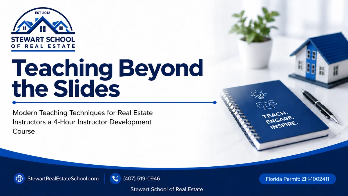 4hr - Teaching Beyond the Slides - Teaching Techniques Class - (In-Person)