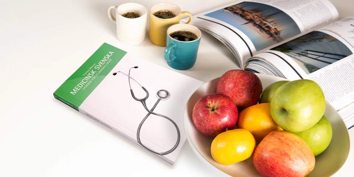 Privatkurs i svenska för läkare, nivå C1, för två deltagare. Kontakta er lärare för att boka tid!