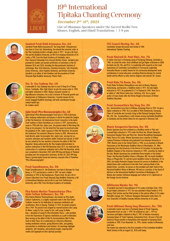 Wisdom Talks Under the Sacred Bodhi Tree