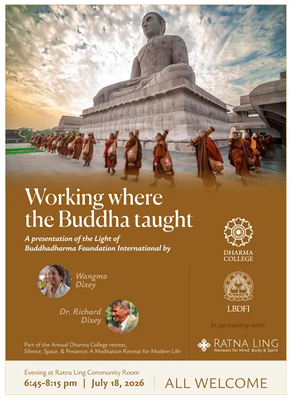 Working where the Buddha Taught