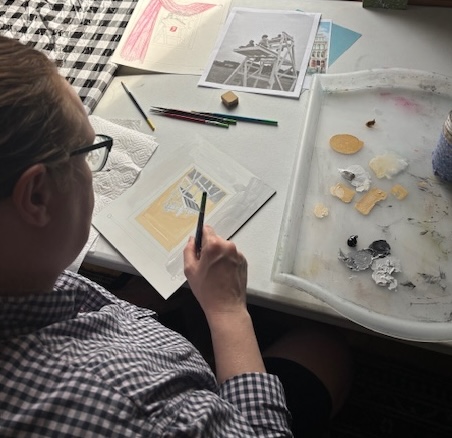 Egg Tempera Painting