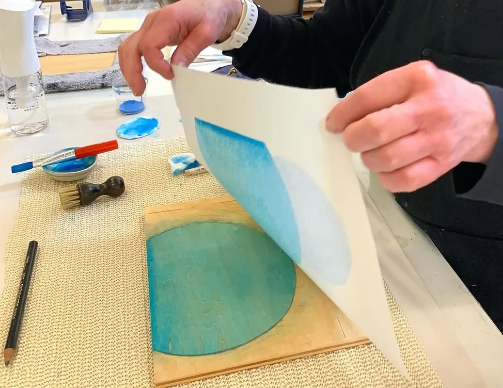 Introduction to Mokuhanga: Monoprinting on Carved Silhouettes