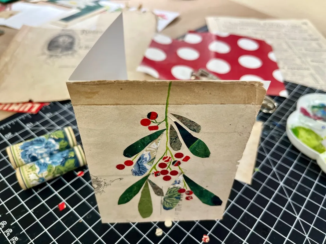 Collage Holiday Cards Workshop
